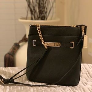 Coach leather black crossbody